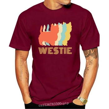 Moški Majica s kratkimi rokavi Westie West Highland Terier Pes Pasme V Ženske t-shirt