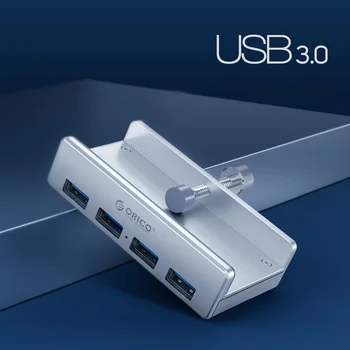 Orico USB 3.0, 4 vrata Hub Adapter za Ločevanje s Posnetka Aluminijevih zlitin Za Prenosni RAČUNALNIK Desktop