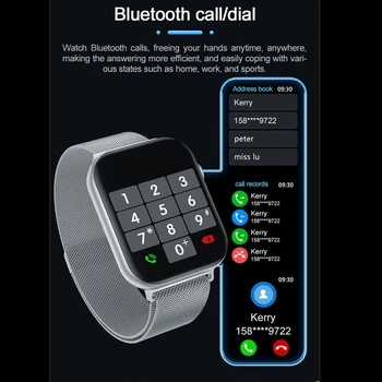 Original IWO FK78 Pametno Gledati Moške Bluetooth Klic Glasbe GPS 1.78 Palčni HD Kodirnik Gumb Health Monitor EKG Ženske Modni Smartwatch