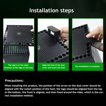 Prezračevanjem Plošče Prahu Kritje Krmilnik Nastavek Za Xbox Serije S Konzolo X Podpora Za DualSense In Xbox Serije X Controller Slušalke