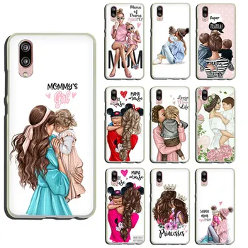 Rjave Lase Baby Mama Dekle Kraljica Stranka Trdi Primeru Telefon za Huawei P8 P9 P10 Plus P20 Lite Mini 2016 2017 2018 Pro P smart 2019