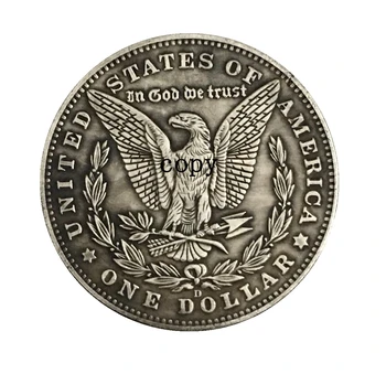 Skitnica Niklja 1921-D USA Morgan Dolar KOVANEC IZVOD Vrsta 231
