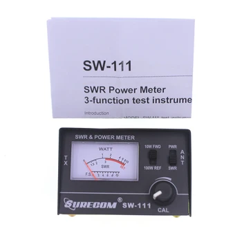 SURECOM SW-111 SWR / Merilnik Moči 100 W, za CB Radijska Antena za Test SWR ali Relativne Moči