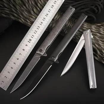 Taktično Preživetje Žep Noži Visoko Trdoto Kampiranje Folding Nož Ostro Rezilo Multi EOS Vojaški Nož