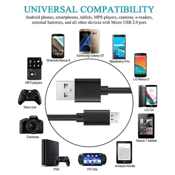 USB Hitro Kabel Micro USB Tip C C Polnilnik, Kabel 5V 2A Za Samsung Galaxy A51 A71 A50 A70 A5 A7 2017 Xiaomi Redmi 9AT 8A