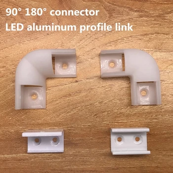 V/U tip aluminija 90/180 stopinj priključek indikatorska lučka bar aluminij profil priključek