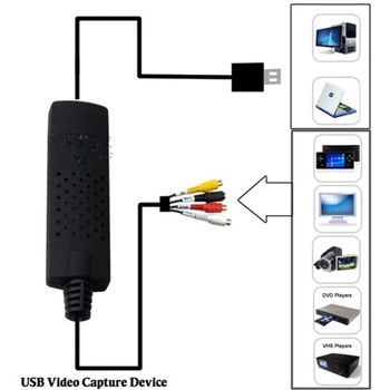 VHS-Digitalni Pretvornik USB 2.0, TV DVD, VHS, Zajem Video vmesnik za Kartico Podpore za Win XP / Win 7 / Vista 32