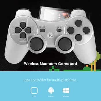 Za PlayStation 3 Brezžični Gamepad Dvojno Vibracije Krmilnik za Igre za Sony PS3 Palčko Joypad Pribor Dropship