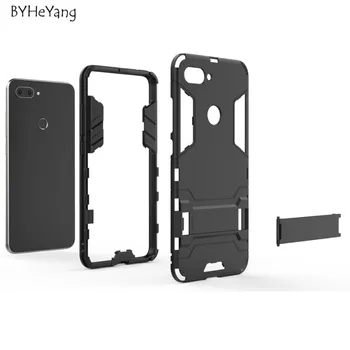 Za Xiaomi Mi 8 Lite Primerih Mi8 Lite Kritje Anti-Knock Trde Plastike Robot Oklep Nazaj Primeru Telefon Za Xiaomi Mi 8 Mladinska Mi 8X Zajema