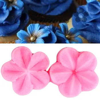 Češnje Cvetovi Silikonsko Plesni DIY Cvet Latice Cupcake Pokrivalo Fondat Torta Dekoraterstvo Orodja Sladkarije Polimerne Gline Čokolada Kalupi