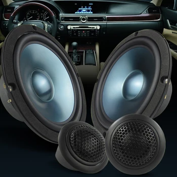 1 Nastavite Avto Subwoofer Vozila, Vrata Auto Visoko Glasbe v Visoki Stereo Ojačevalec Zvoka Rog Frekvenca Avdio Hi-fi Zvočniki Za BMW e60