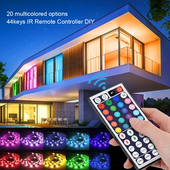 15M LED 5050 RGB Trak Svetlobe APP Nadzor Barva Spreminja, LED SMD 5050 RGB Svetlobe Trakovi z RF Odd. Za Sobe, Stranke,