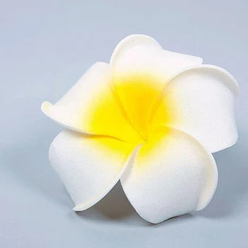 2 Kos Hawaiian Pene Cvet Poročne Svate Lase Posnetek Bele Plumeria Dekor Lasnice Headdress Lepota Pribor