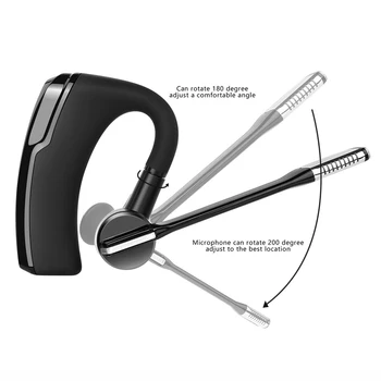 2021 Najnovejši K6 Slušalke Bluetooth Brezžične Slušalke Slušalke Z Mikrofonom 9 Ur Čas Pogovora Prostoročno Vožnje Za Vse Pametne Telefone
