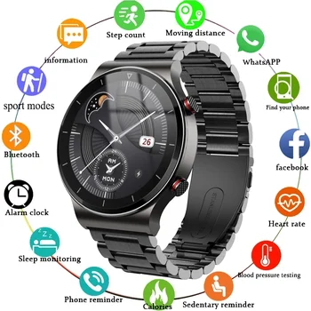 2021 Poslovni Smart Watch Moških Bluetooth Klic Glasba Igra Šport Fitnes Tracker VS E13 L13 MT3 GTS Ženske Smartwatch Podpira Telefon