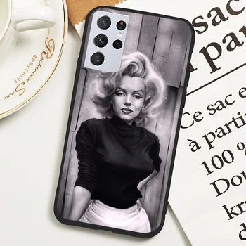 Audrey Hepburn Marilyn Monroe Za Samsung S30 S21 Pokrovček Za Samsung S30 S21 Plus Kritje Za Samsung S30 S21 Ultra Silikonsko Ohišje