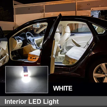 Canbus LED Notranjosti Zemljevid Dome Luč registrske Tablice Svetilka, Komplet Za Toyota Highlander Kluger 2001-2020 Vozila Avto Žarnice Oprema