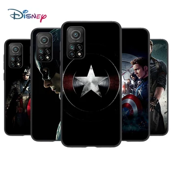 Captain America Marvel Silikonski Pokrovček Za Xiaomi Mi Opomba 11i 11 10T 10 9 9T SE 8 Pro Lite Ultra 5G Telefon Primeru Lupini