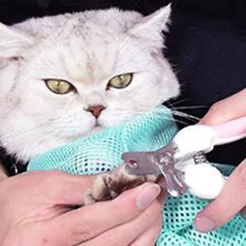 Cat Grooming Vrečko Poliester Pranje Vreča Mačka Dodatki Pes Nosilec Lak Za Nohte Nastavljiv Kopel Izdelki Za Hišne Živali, Čiščenje Material Nova