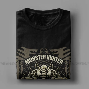Diablos Monster Hunter Svetu Moške Majice s kratkimi rokavi Rathian Zmaj Lov MHW Igra Tees Kratek Rokav T-Shirt Čistega Bombaža Poletje Vrhovi
