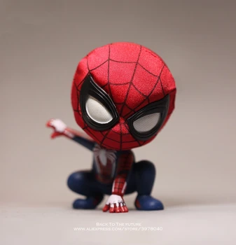 Disney Marvel Spider Man 8,5 cm Mini Anime Okrasitev Figur Lutka PVC Dejanje Slika Zbirateljske Toy model za darilo otrok