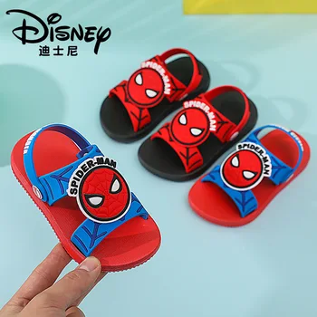 Disney poletje nov slog 1-6 let star modni sandali non-slip risanka otroci, zaprtih prostorih in na prostem Spiderman Captain America