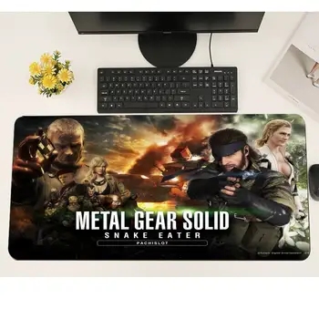 Metal Gear Solid game Pad Igra Mousepad Gaming Mousemat XL Velik Igralec Mehko Tipkovnico PC Desk Mat Takuo Anti-Slip Udobje Pad