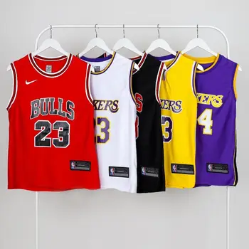 Nike NBA Swingman Dresu Chicago Bulls - Michael Jordan Unisex Jersey Ikono Edition Moški Ženske Unisex T-shirt Priložnostne Košarka