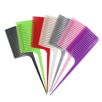 Poklicni Velik Široko Zob Glavniki Za Hook Ročaj Detangling Zmanjša Izpadanje Las Comb Pro Hairdress Salon Barvanje Styling BrushTool