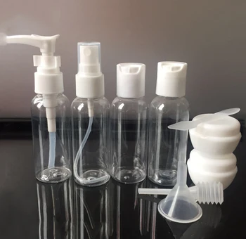 Prenosni Pregleden Potovalni Kozmetični Steklenico Točk, Stekleničenje devet Kompletov Plastičnega Materiala Dolgo usta tlak spray steklenico