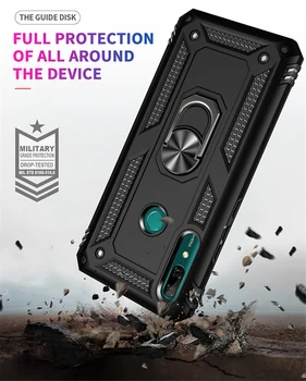 Shockproof Magnetni Oklep Obroč Ohišje Za Huawei P30 P40 Pro P20 Lite Mate 30 P Smart Z Y9 Prime 2019 Čast 20 9X Nova 5T 6SE 7i