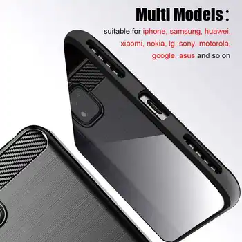 Shockproof Mehko Primeru Za Motorola Moto Z4 Igrajo Z3 Z2 Sile C Plus Telefon Primeru Zajema