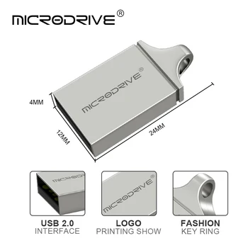 Super Mini 32gb usb flash Drive pendrive 64gb usb 2.0 pen drive 16 gb spominske kartice za microsd kartico tableta z ključe