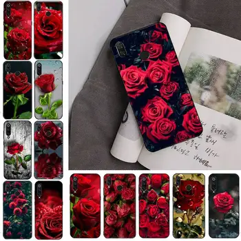 Svetlo Rdeče Vrtnice Cvetovi Primeru Telefon Za Redmi opomba 8Pro 8T 9 Redmi opomba 6pro 7 7A 6 6A 8 5plus opomba 9 pro primeru