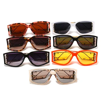 TAKO&EI Ins Priljubljen način Prevelik Kvadratnih Ženske Retro sončna Očala Kovice Gradient Očala Odtenki UV400 Moških sončna Očala