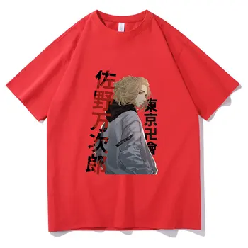 Tokio Revengers Vzorec Tiskanja Tshirt Manga Grafični T-shirt Poletje Moških Prevelik Hip Hop T Shirt Unisex Modna Tee Kratek Rokav