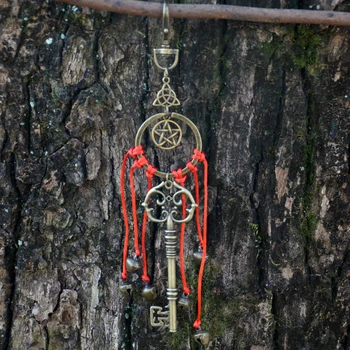 Čarovnice zvonovi Doma za Varstvo varstvo in izgon vso Srečo, amulet poganski čarovnica Varstvo nakit