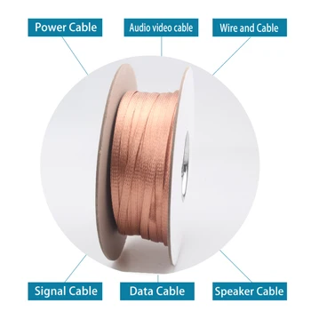 10M hi-fi namenske čistega bakra zvočna zaščita omrežja avdio signal kabel, zvočniški kabel, napajalni kabel zaščita očesa rokav neto