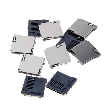 10PCS pritisni-Pritisni Tip TF Kartice Micro SD Socket Adapter Samodejno PCB Priključek