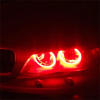 2Pcs Avtomobilski Žarometi LED Angel Eyes Marker Luči Žarnice Za E39 E60 E61 E63 E64 E65 E66 E87 525i 530i Xi 545i M5