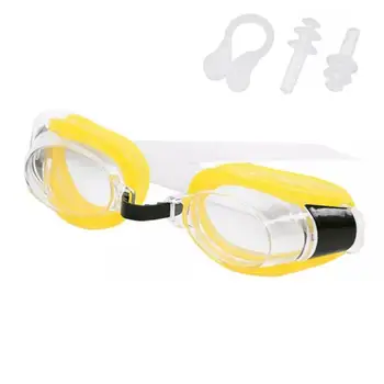 3Pcs/Set Odraslih Unisex Anti-fog Plavalna Očala Očala Sponka za Nos, Ušesa Plug Nastavite Prostem Športna Oprema
