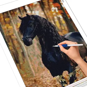 5D DIY Diamond Vezenje Konj Navzkrižno Šiv Diamond Slikarstvo Prodaja Živali Celoten Kvadratni Mozaik Doma Dekoracijo