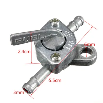 6 mm motorno kolo, Plin, Bencin Ventil Rezervoarja za Gorivo Stikalo Umazanijo Pit Bike Mini Auto Key Ring On Off Pribor Skuter Goriva Tapnite