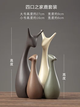 Keramični Okrasni Ustvarjalnost Sodobne Preprostost Doma Vhod Dnevna Soba Namizni Porcelan Dekoracijo Kitajski Slog Notranja Oprema