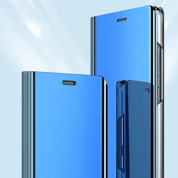 Luksuzni Ogledalo Primeru Telefon za iPhone 11 Pro 7 plus 8 6 6s X XS Max XR 10 6 S 8Plus 7Plus 6Plus Primerih Shockproof Spredaj Nazaj Zajema