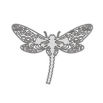 Novo 2021 Dragonfly Insektov Vrt Rezanje Kovin Matrice za DIY Scrapbooking Kartico in Izdelavo Dekorativne Reliefi Obrti Št Znamk