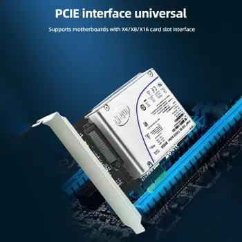 PCIE Riser U. 2 PCI Express3.0 X4 Adapter Vmesnik PCI-E SSD Trdi Disk Pretvornik Kartico Računalnika Širitev Odbor Za Server