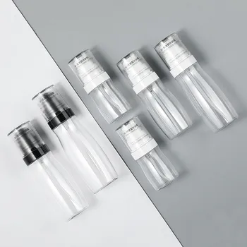 Pregledna toner losjon spray steklenico pritisnite ponovno napolniti steklenico potovanja prenosni kozmetika vzorec prazne steklenice, posodo