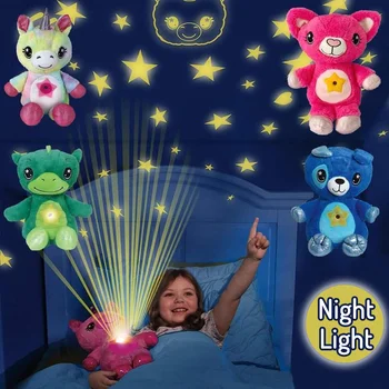 Star Night Light Star Projektor Plišastih Igrač Rojstni Dan Otroci Darila Zvezdnato Galaxy Projekcija Trebuh Lučka Spalnica Dekoracijo