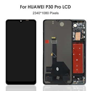 TFT Zaslon Za Huawei P30Pro VOG-L29 L09 AL00 TL00 L04 AL10 HW-02L LCD-Zaslon na Dotik Z Okvirjem Za Huawei P30Pro